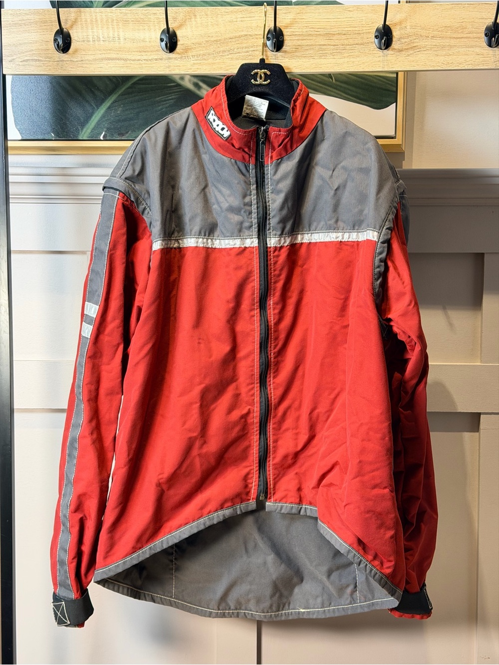 Vintage Roach Mountain Bike Jacket Canada North Vancouver 90s Men's L Red